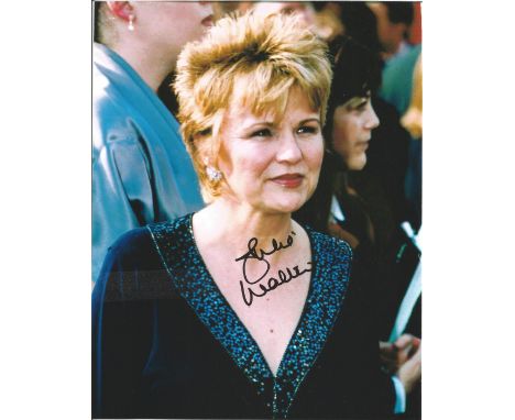 Julie Walters signed 10 x 8 inch colour portrait photo. Good condition. All autographs come with a Certificate of Authenticit