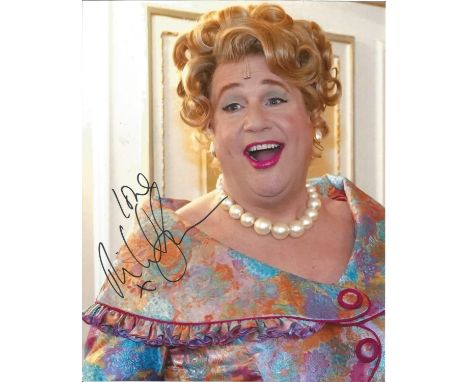 Hairspray, Michael Ball signed 10x8 colour photograph pictured during his time playing Edna Turnblad during from October 2007