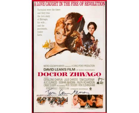 Tom Courtenay signed 12x8 colour Doctor Zhivago promo photo Courtenay was known for playing Pasha in Doctor Zhivago A 1965 ep