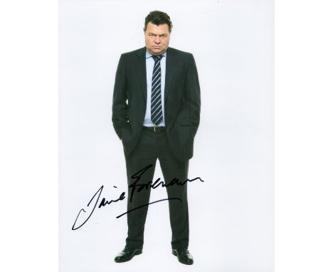 Jamie Foreman signed 10x8 colour photograph Foreman (born 25 May 1958) is an English actor best known for his roles as Duke i