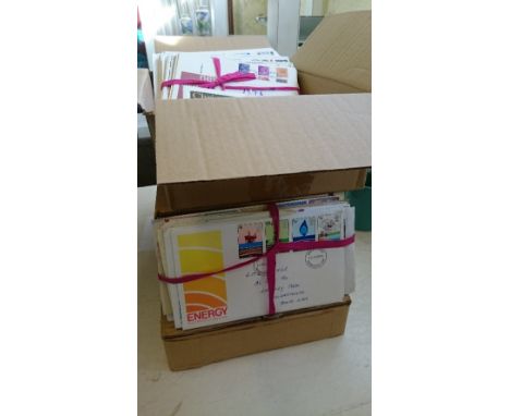Three boxes of First Day covers.