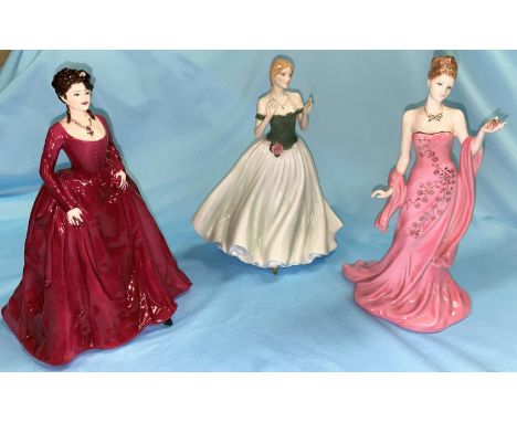 2 Coalport Limited Edition figures - La Divina, Mystique; a Royal Worcester Limited Edition figure Keepsake - good condition
