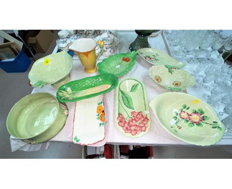 A collection of Carltonware fruit bowls and dishes; a selection of decorative china 