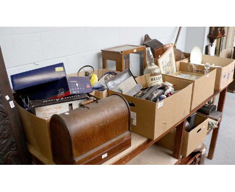 A Quantity of Miscellaneous Items, including Royal Doulton dinner wares, decorative watercolours, Victorian and later mantle 