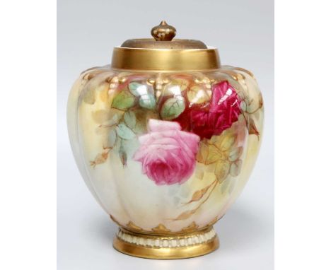 Royal Worcester Pot Pourri Vase (no cover)