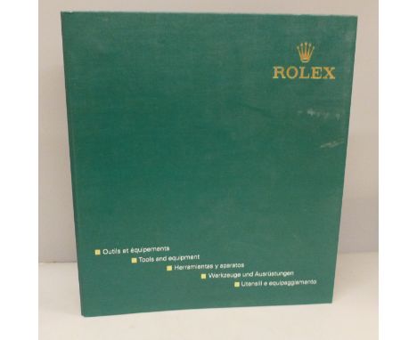 A Rolex Tools &amp; Equipmnent technical service book 