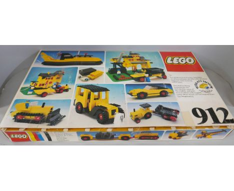 A vintage Lego 912 set, boxed, contents unchecked
