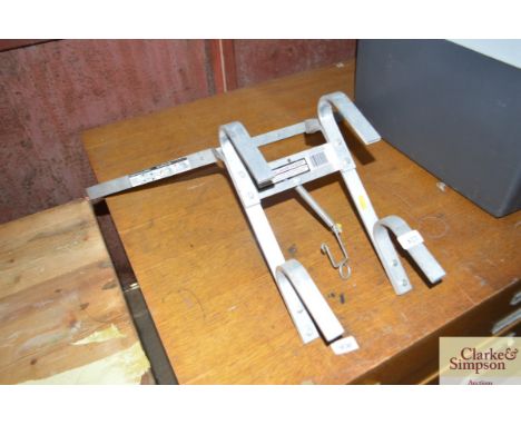 An aluminium ladder stand off 