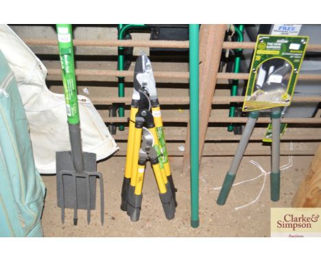 A power pruner / lopper and shears 