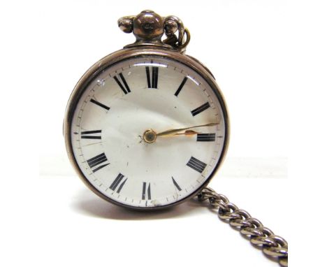 ROBERT WEBB, LONDON a George III silver open faced pocketwatch, London 1817, the three piece hinged case housing a key wound,