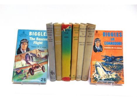 [CHILDRENS]. BIGGLES  Johns, Captain W.E. Biggles Sweeps the Desert, first edition, Hodder & Stoughton, London, 1942, colour 