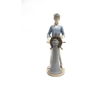 A LLADRO FIGURE 'THE YACHTSMAN'  42cm high