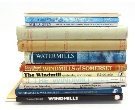 [HISTORY]. WINDMILLS & WATERMILLS  Wailes, Rex. The English Windmill, first edition, Routledge & Kegan Paul, London, 1954, cl