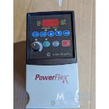 Lot of 3 ALLEN-BRADLEY PowerFlex 4 Variable Frequency Drives; 0.5 HP; CAT 22A-D1P4N104 Ser A (