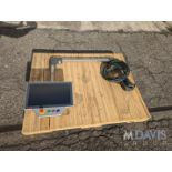 BECKHOFF monitor/data control display HMI with swivel swing-arm mount; Model CP3916-1032-0000; Mfg