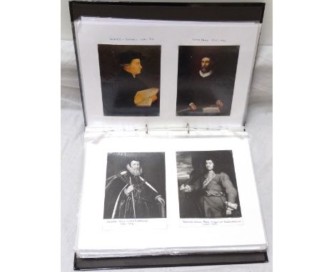 COLLECTION OF PORTRAIT POSTCARDSdepicting prominent people throughout history, National Portrait Gallery cards noted, approxi
