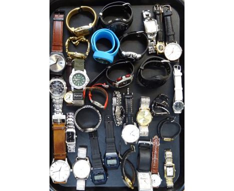 SELECTION OF LADIES AND GENTLEMEN'S WRISTWATCHESincluding Swatch, Lorus, Accurist, Citizen Eco-Drive, Casio, Adidas, Sekonda 