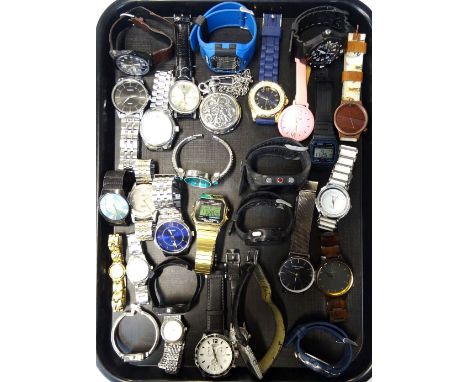 SELECTION OF LADIES AND GENTLEMEN'S WATCHESincluding Swatch, Casio, Sekonda, Skagen,Timex, Lorus, Tissot, Komono, and an A. E