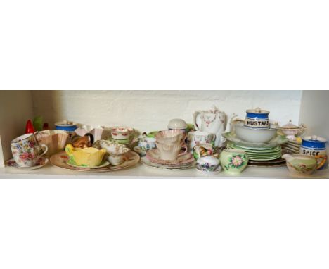 COLLECTION OF DECORATIVE CERAMICSincluding Carlton Ware, Maling, Gray's, Limoges, Noritake, Royal Doulton, T.G.Green, Price B