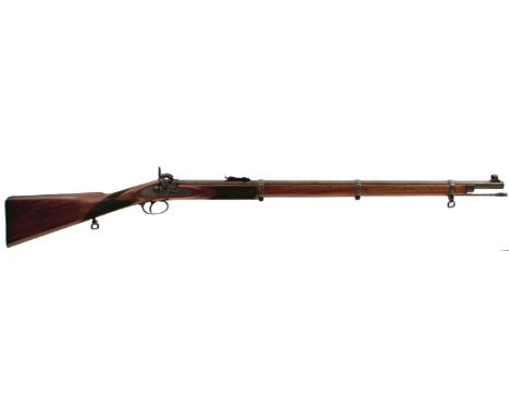 A .451 CALIBRE WHITWORTH BEST MILITARY MATCH RIFLE, 33inch barrel fitted with adjustable foresight and ramp and ladder rear s