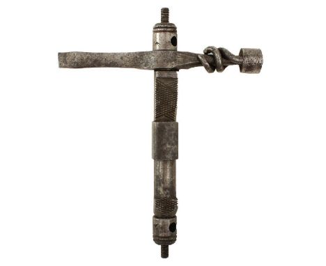 A PATTERN NO. 6 COMBINATION TOOL, for the 1856 Pattern Cavalry Carbine, comprising pricker, worm, clamp etc Ordnance marked.