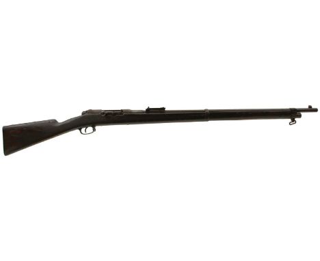 A TURKISH 9.5MM X60R OBSOLETE CALIBRE MAUSER SERVICE RIFLE OF GALLIPOLI INTEREST, 30inch sighted barrel fitted with adjustabl
