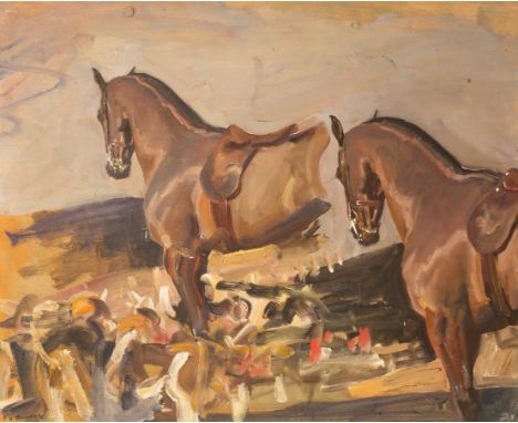 Sir Alfred James Munnings, PRA, RI (1878-1959)/Study For A Horse/signed AJ Munnings lower left/inscribed verso 'study for a h