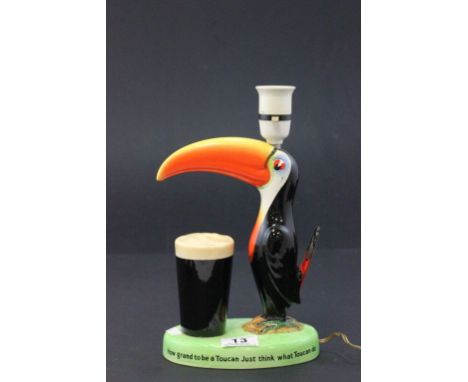 Carlton Ware Guinness Toucan lamp base