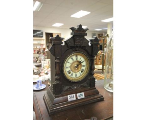 Late 19C Ansonia American two train bracket clock