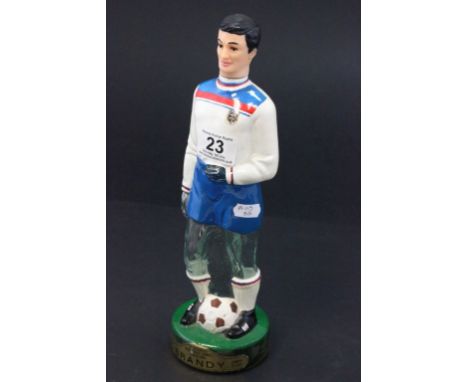 Retro Novelty Brandy Bottle / Decanter in the form of an England Footballer