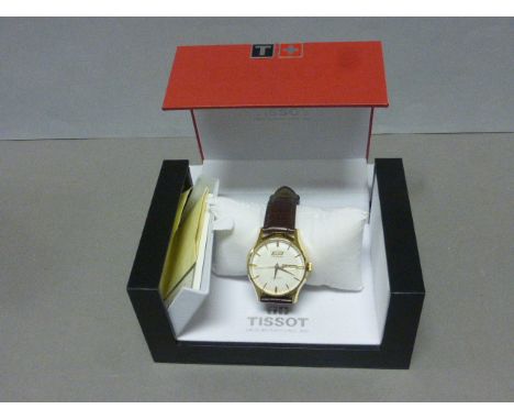 Boxed Tissot Automatic Visodate gents watch with original receipt & instruction