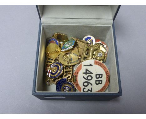 Mixed enamel & military badges