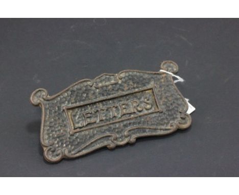 Art Nouveau Iron Letter Box