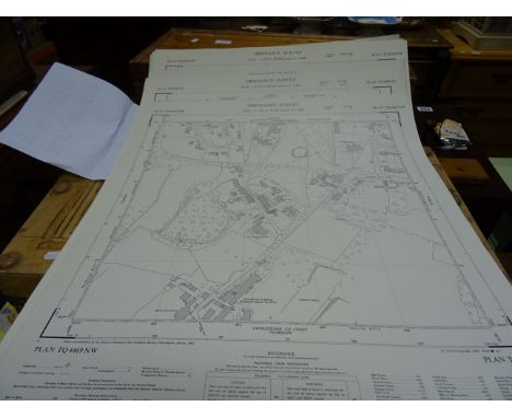 Collection of Ordnance Survey maps of Canterbury, Bromley Chislehurst & Woolwich, mostly 1960's