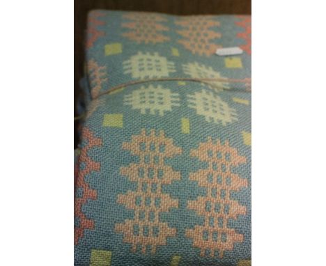Two vintage single welsh blankets