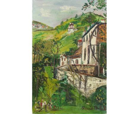 MAURICE UTRILLO (1883-1955)Moulin de Lavaugrasse à Bessines-sur-Gartempe (Haute-Vienne) signed 'Maurice, Utrillo, V,' (lower 