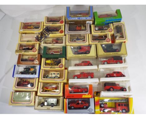 Solido, Matchbox and Lledo - In excess of thirty diecast vehicles in original boxes includes two Matchbox Y12 Ford Model T in