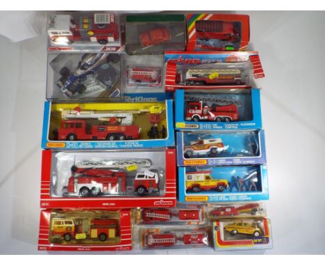 Matchbox, Majorette and others - Seventeen diecast vehicles in original boxes comprising Matchbox K-39, K-65, K-75 and K-110,