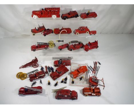 Charbens, Fun HO, T 'n' B plus others - In excess of twenty unboxed, vintage diecast fire engines, includes a NFS limited edi
