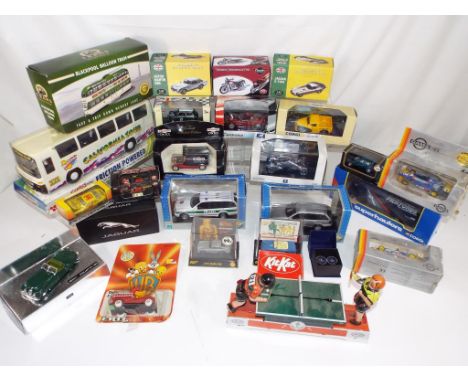 Corgi, Atlas Editions, Cararama and others - 25 diecast vehicles to include a Norev Peugeot Moonster, with two Gama Opel raci