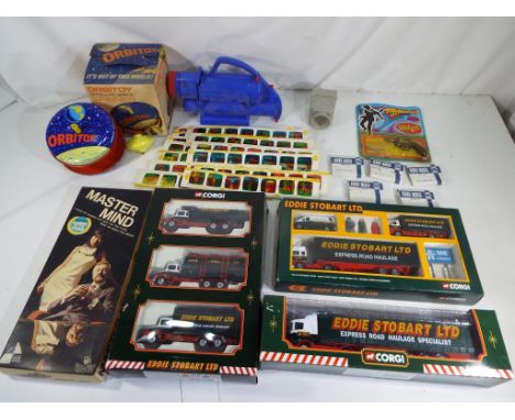 Lot to include three Corgi Eddie Stobart sets comprising # 59503, # 60011 and similar, contained in original boxes, models ap