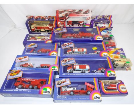 Siku - Fifteen diecast vehicles in original boxes, models NM to M, boxes VG to NM. Est £40 - £60