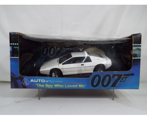 A boxed diecast model by Auto Art from the James Bond Collection 'The Spy Who Loved Me' Lotus Esprit, model appears M in E bo