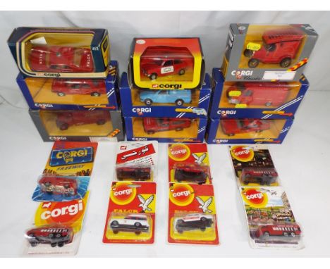 Corgi - Seventeen diecast vehicles in original boxes comprising nine Corgi 1:36 scale models and eight Corgi Juniors includes