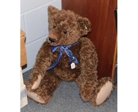 A large brown Steiff collectors club bear 