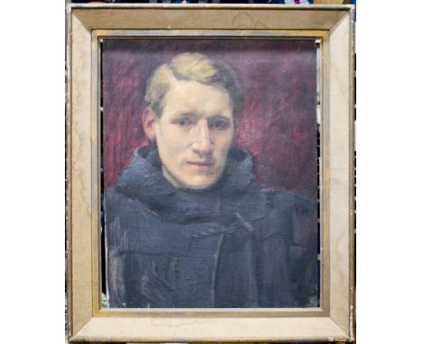 MICHAEL VINCENT FRANCIS (British 1922-2009) 'Self portrait', 1946, oil on canvas, signed and dated verso, 61cm x 45cm, framed