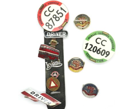 Two PSV badges and other badges including enamel examples. P&amp;P Group 1 (£14+VAT for the first lot and £1+VAT for subseque