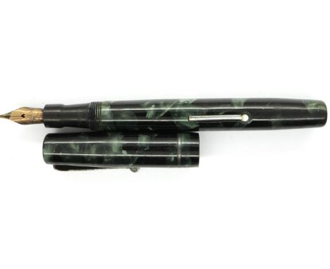 Swan Self Filler Mabie Todd fountain pen with 14ct gold nib. P&amp;P Group 1 (£14+VAT for the first lot and £1+VAT for subseq