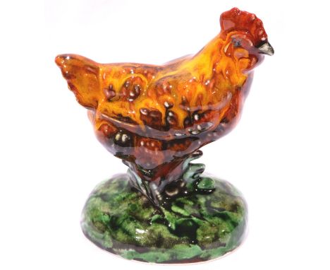 Anita Harris Hen, H: 14 cm. No cracks, chips or visible restoration. P&amp;P Group 1 (£14+VAT for the first lot and £1+VAT fo