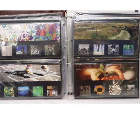 Album of Royal Mint presentation packs, face value c. £100. P&amp;P Group 1 (£14+VAT for the first lot and £1+VAT for subsequ